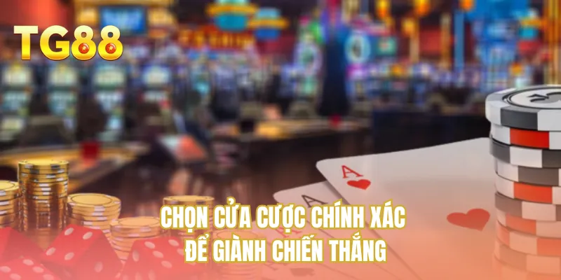 Chọn cửa cược chính xác để giành chiến thắng